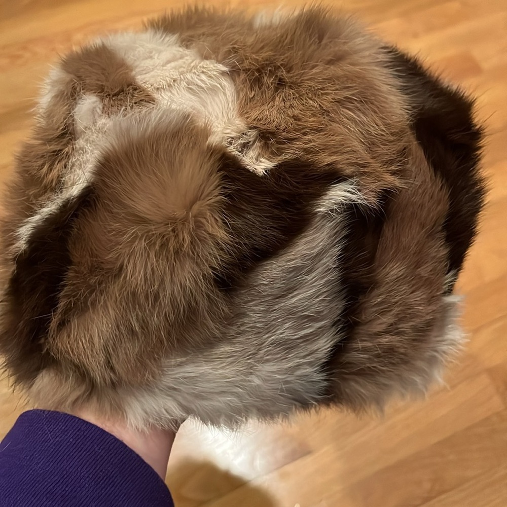 💯 rabbit fur hat